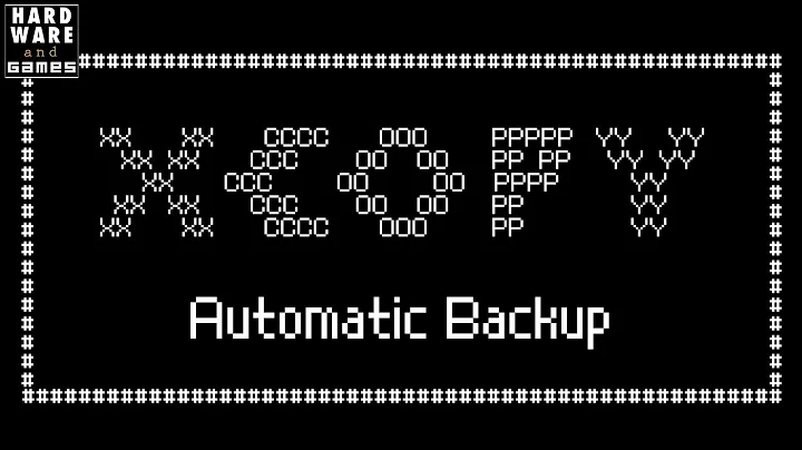 The Easy Guide To Automatic Backup in Windows with XCOPY