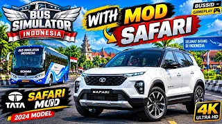 How to Play Bus Simulator Indonesia With Mod Safari car..🏁 screenshot 1