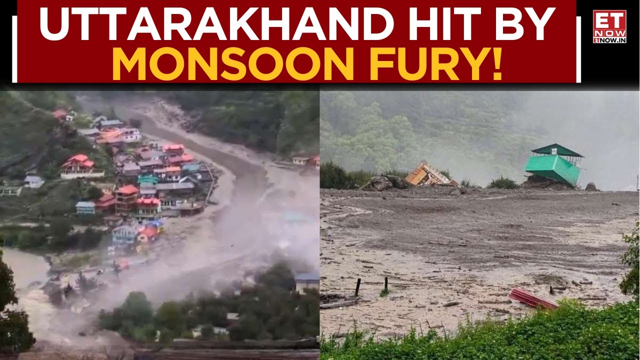 Monsoon Fury Ravages Uttarakhand: Cloudburst, Torrential Rains Wreak Havoc; Roads, Houses Damaged