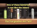 Ooops, there&#39;s a problem. AA Rechargeable Batteries Group Test