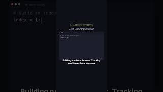 Unlock Python's Secret: Use Enumerate for Cleaner Code! #Shorts
