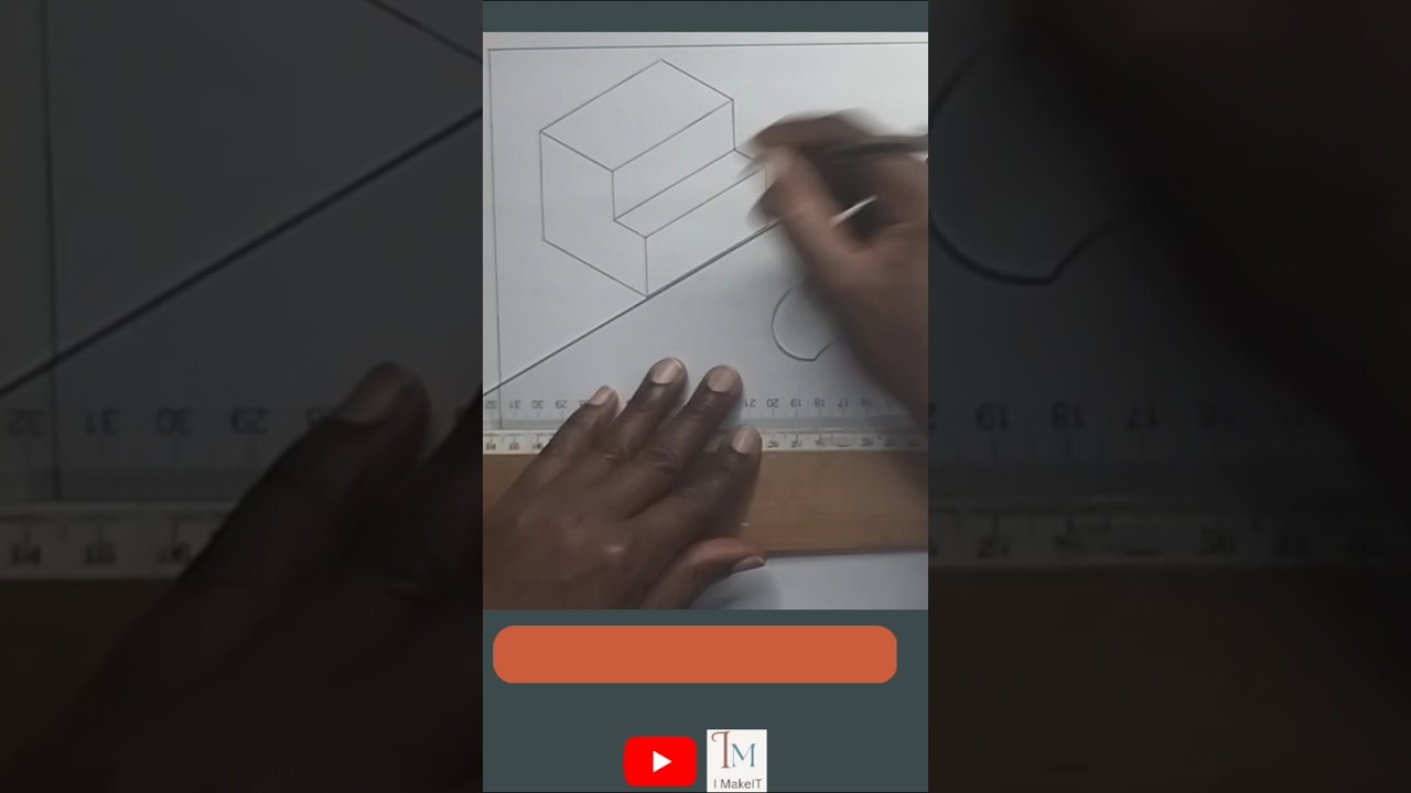 Example 1: How to draw an Isometric drawing #isometricview #drawing # ...