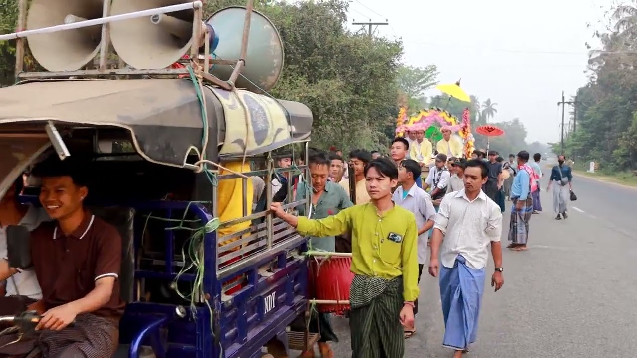 03 အလှူဒါယကာ (ဦးမောင်ဌေး) + အလှူဒါယိကာမ ဒေါ်နန်းကြည် မိသားစုတို၏ ရဟန်းခံ-ရှင်ပြု အလှူတော်မင်္ဂလာ..