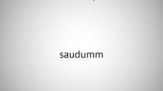 How to say damn silly in German?