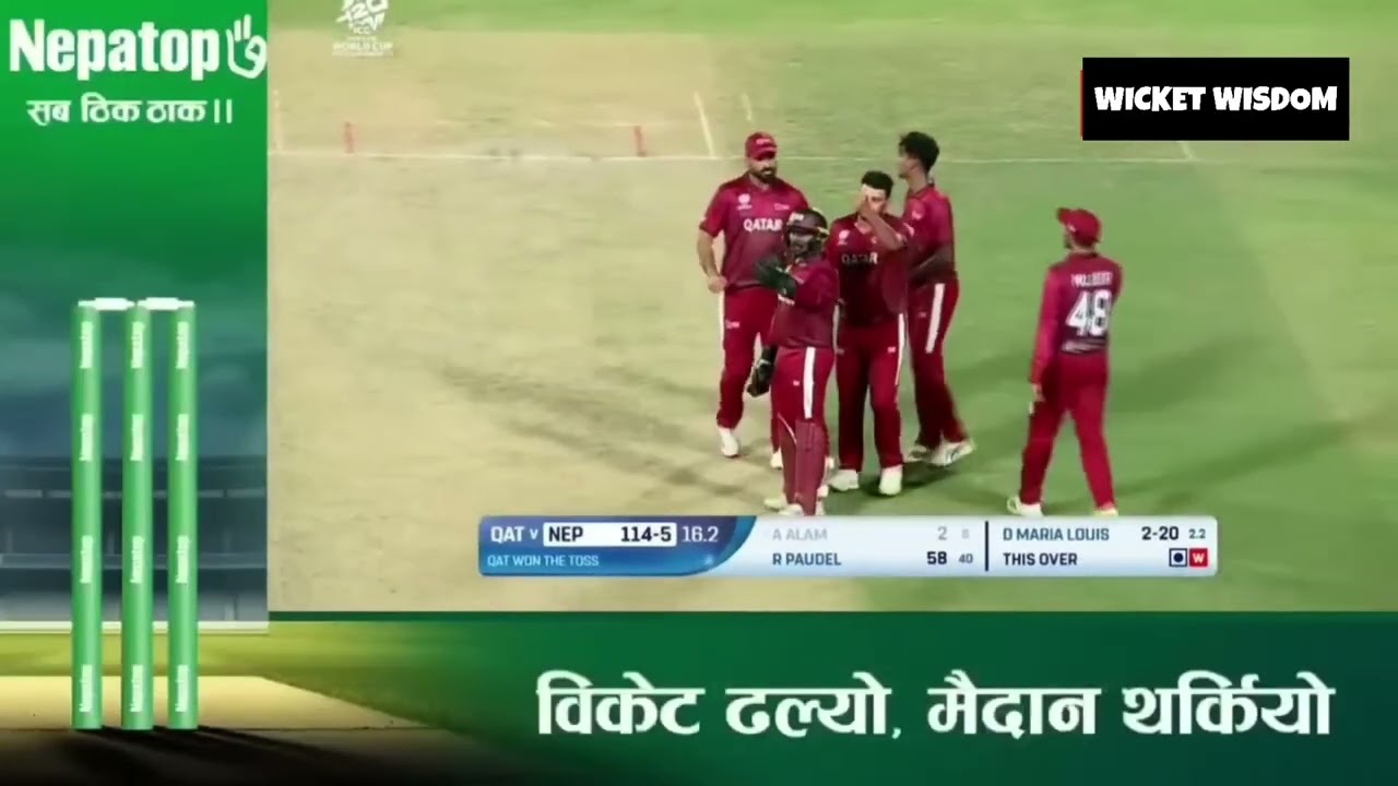 Nepal Vs Qatar T20 Highlights 2025 | NEP Vs QAT ICC CWC Qualifier T20 Match Highlights | NEP Vs QAT