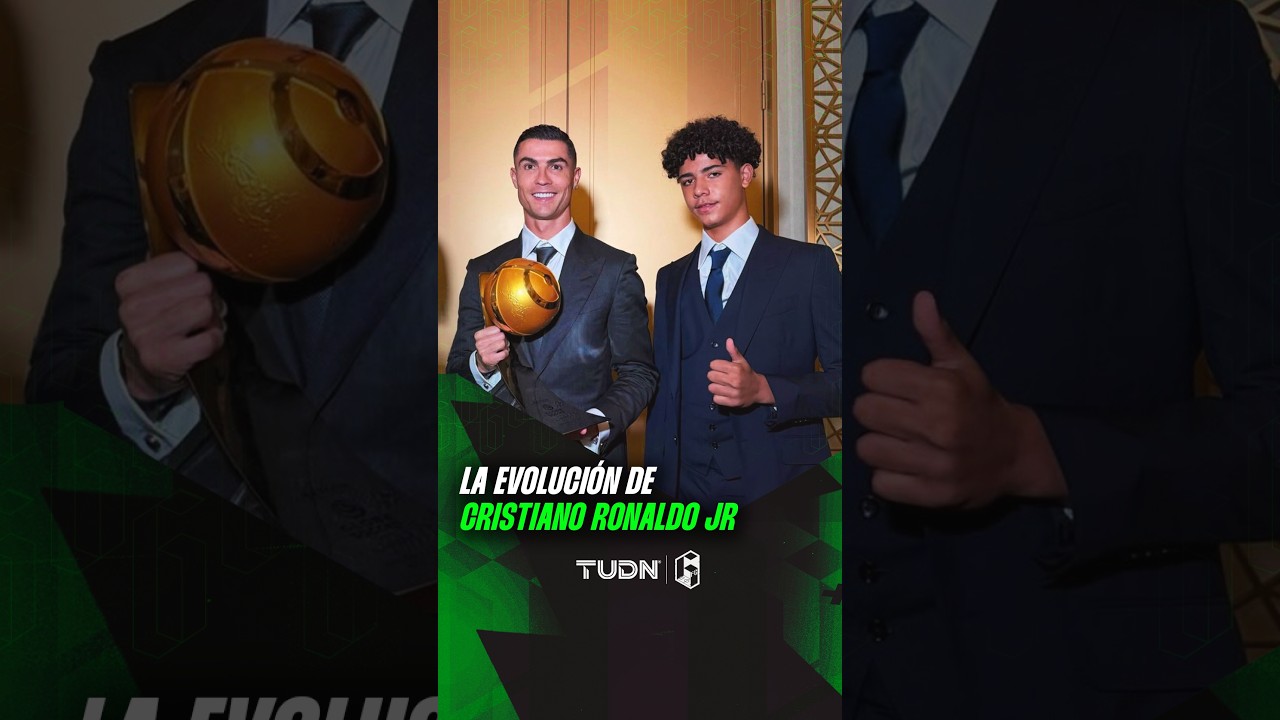 Cristiano Ronaldo Jr. ya superó a su padre… 😮‍💨📏