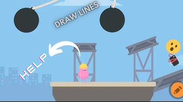 Dumb ways to draw lines and hard puzzle game / gameplay video
