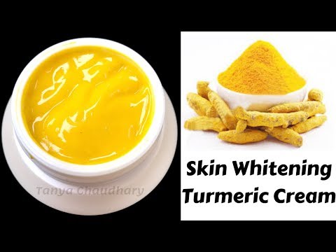 DIY Turmeric Cream | Skin Whitening & Anti-Aging Cream | Removes Dark Spots & Acne Marks-% Works