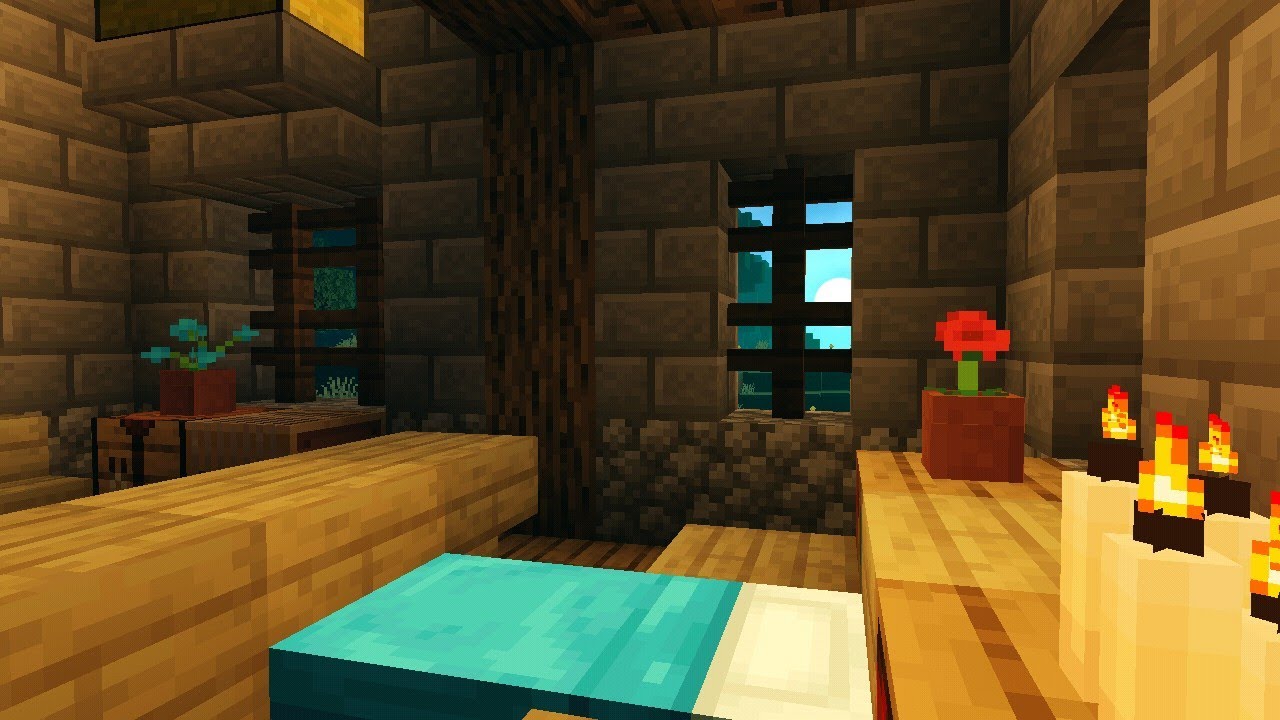 Minecraft bedrock how to build a medieval house tutorial part 2