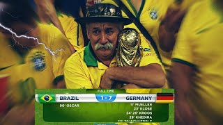 Brazil Vs Germany ◽1-7 ◽World Cup 2014 ◽ Humiliation at its maximum 😔