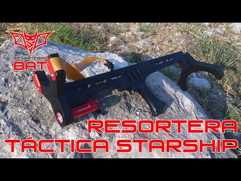Bat Rts Resortera táctica BAT RTS tiro a 30 metros - YouTube