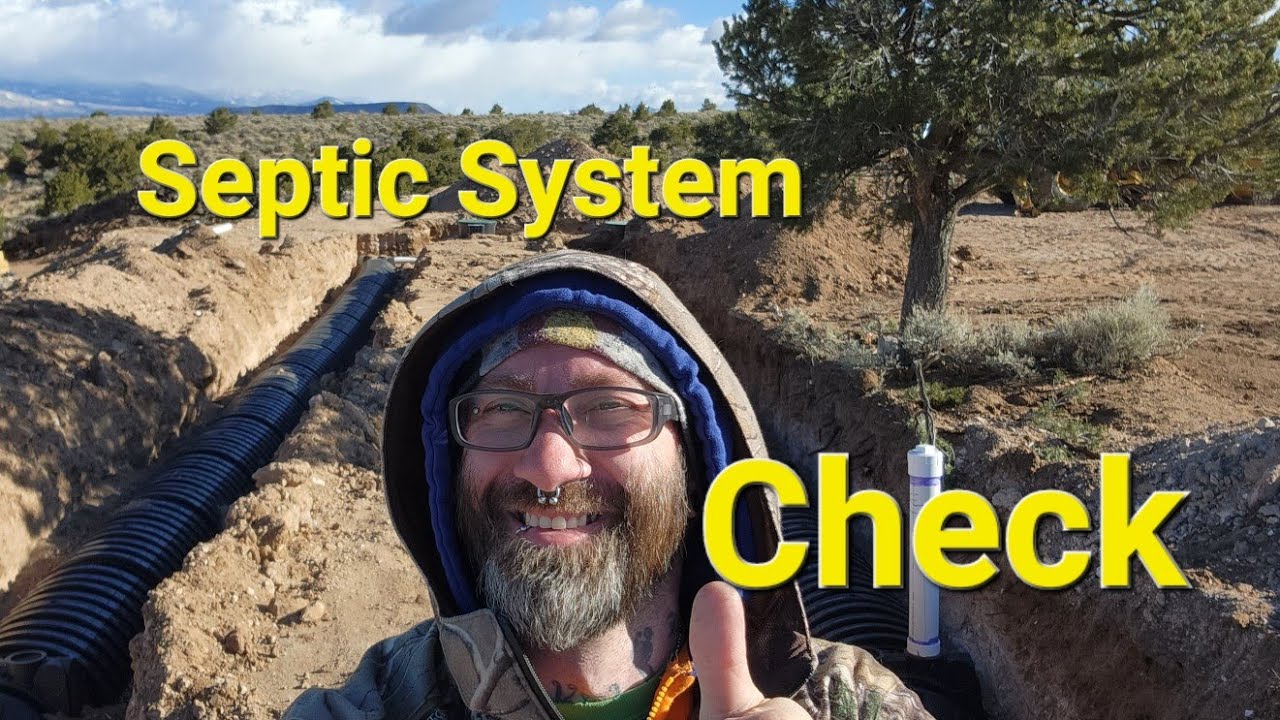 Septic System Installed for the Shed to Home