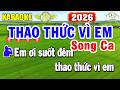 Thao Thức Vì Em Karaoke Song Ca - Nhạc Sống 2026 Siêu Hay | Trọng Hiếu