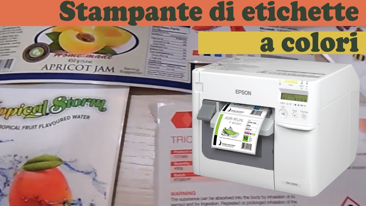 Stampante di etichette a colori