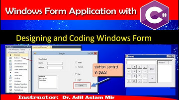 Day---3: Add Controls to Windows Form Application with C# (Button, Textbox, Label) and Editing Code