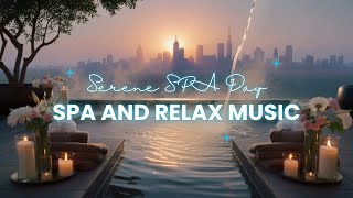 💙 Sunset City Rooftop Spa Ambience for Deep Relaxation | 3 Hours | Serene SPA Day  🌿