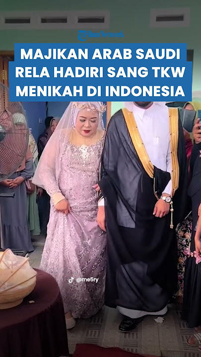 MOMEN UNIK! Majikan Arab Saudi Rela Hadiri Sang TKW Menikah di Indonesia