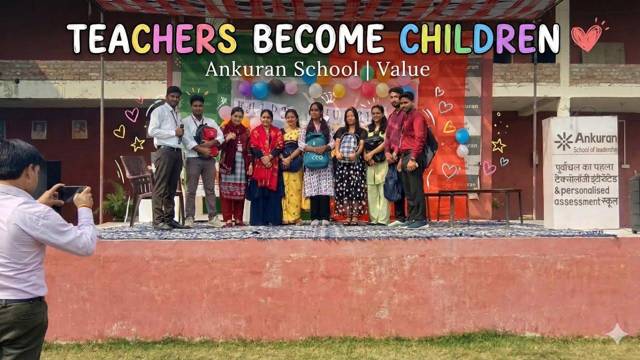 “Teachers Become Children ❤️ | Value Based Skit on Republic day ”🔥🌱