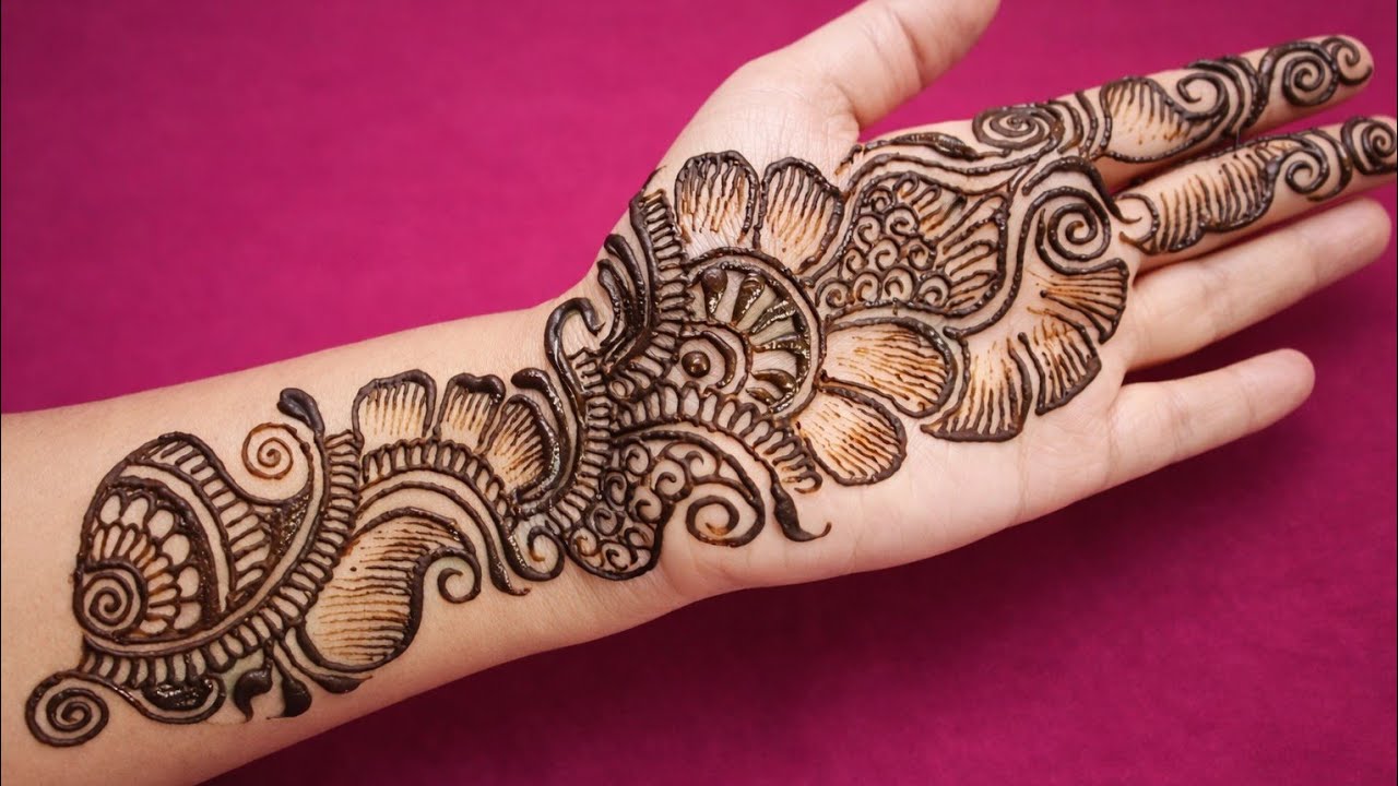 Beautiful arabic mehndi design/simple mehndi design/mehandi ka design/mehndi 