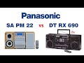 Звучание - Panasonic SA PM 22 vs Panasonic RX DT 690 - Sounding