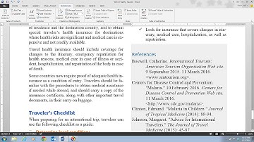 Word 2013 Unit D Video 9 - Manage Sources and Create a Bibliography
