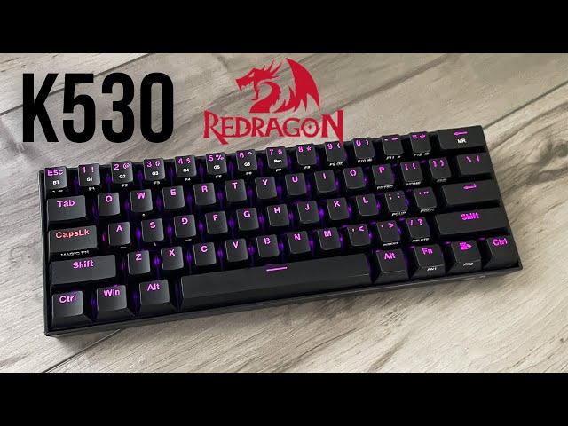 Redragon K530 Draconic 60% Wireless Mechanical Keyboard Review! Budget Beast! class=