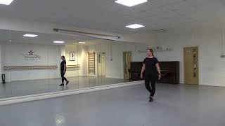 ISTD GRADE FIVE TAP TANGO AND SHIM SHAM BOW
