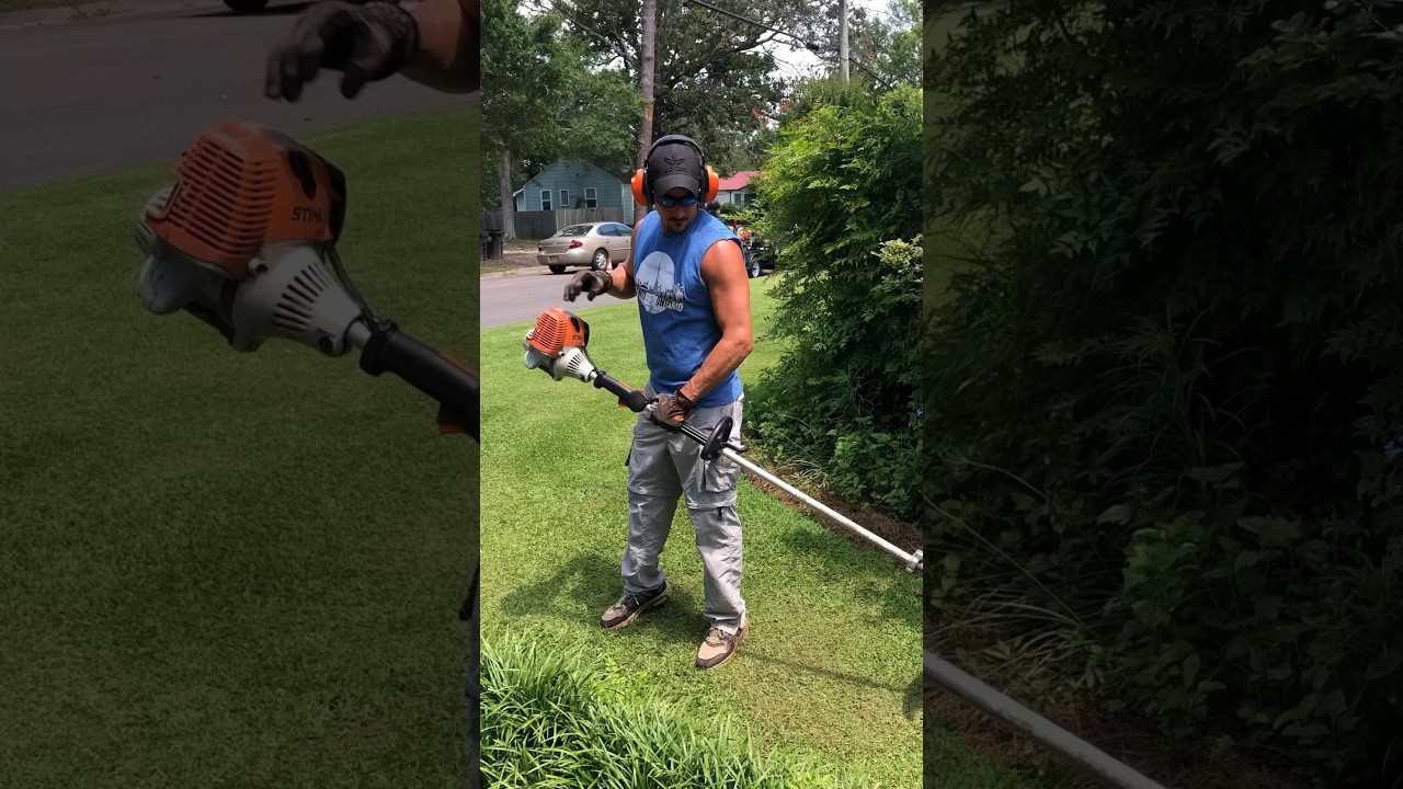 String Trimmer Lawn Edging Stihl fs130 