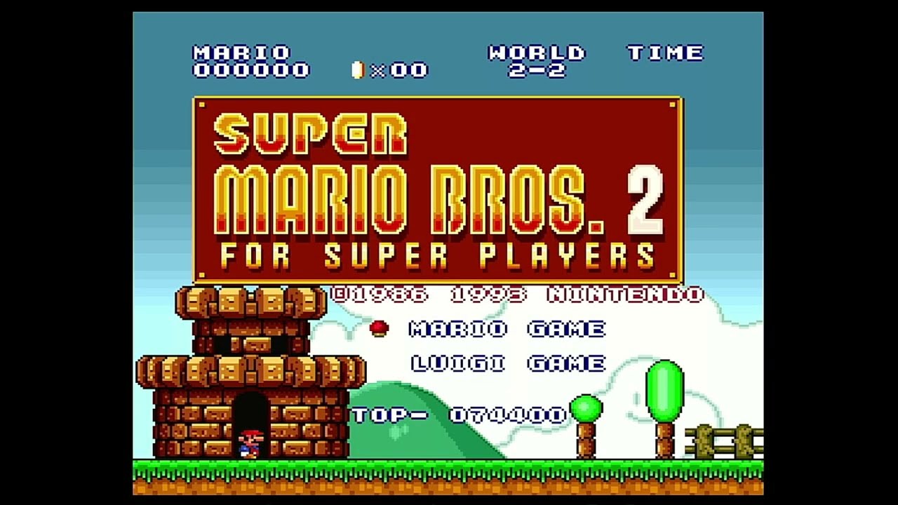 スーパーマリオブラザーズ2】#01 - YouTube