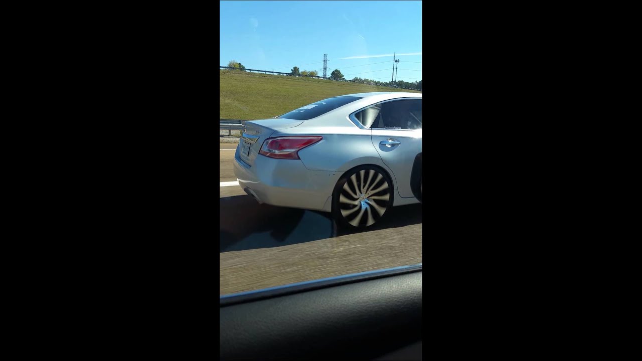 13 Nissan Altima Sliding On 22s Youtube