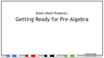 Get Ready for Pre-Algebra