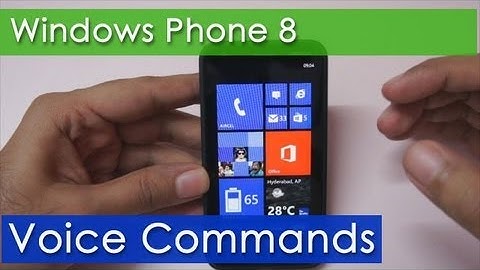Voice Commands / Speech on Windows Phone 8