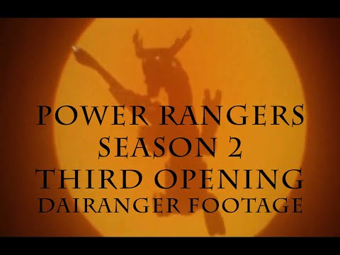 Power Rangers Season 2 Opening 3 (Dairanger Footage)