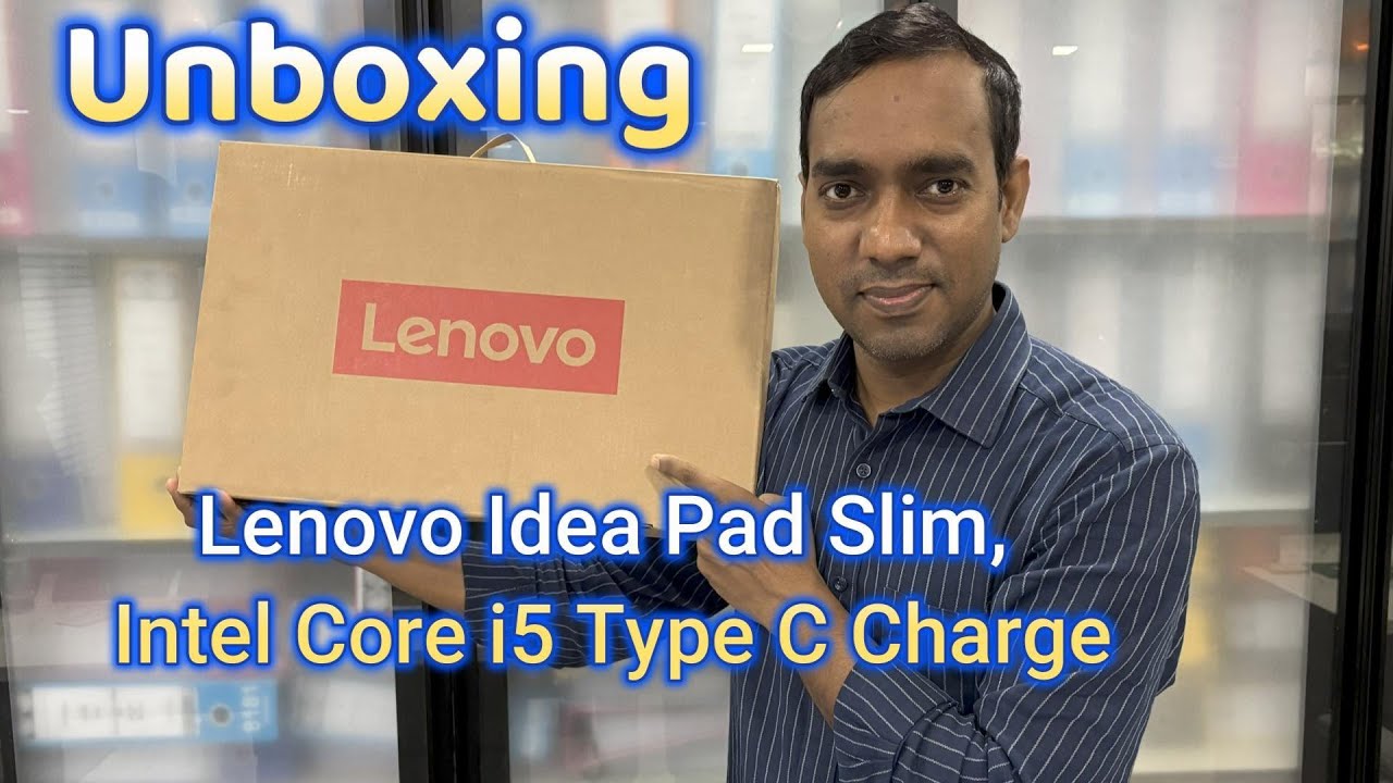 Unboxing Lenovo Laptop 16 Inch Screen Type C Charger  Intel _Core_i5