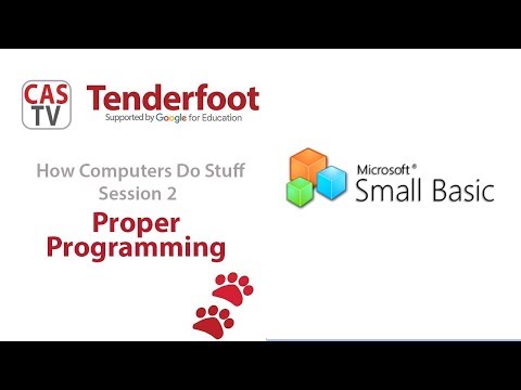Proper Programming - Tenderfoot Unit 2 - Session 2