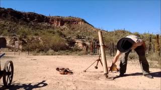 Crazy Americans.  Blowing stuff up in the desert.  Homemade canons and mortars