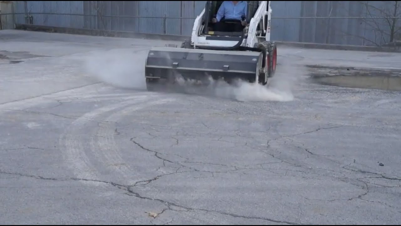 Skid Steer Pickup Broom by Blue Diamond