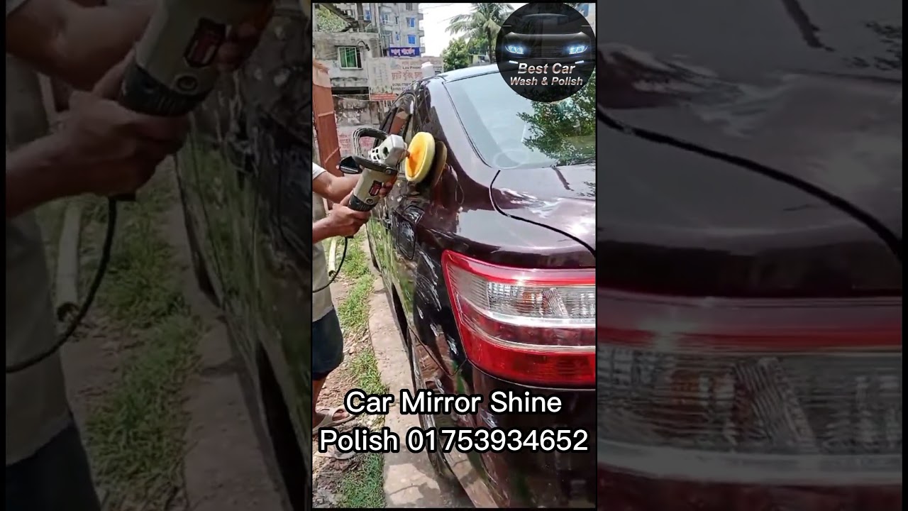 Car Polish Home Service | Professional Car Polish Service | Car Body Mirror Shine Polish | Polish