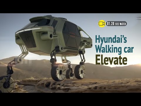 Hyundai unveils walking mobility vehicle, Elevate