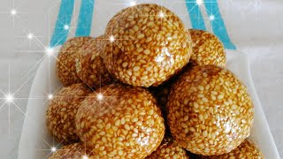 Til Gud Laddu Sesame Brittle Recipe Sesame Jaggery Sweet Balls - By Food Connection