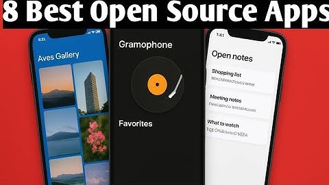 Top 8 Free Open Source Apps for Android & iPhone | Best Must-Have Apps 2025