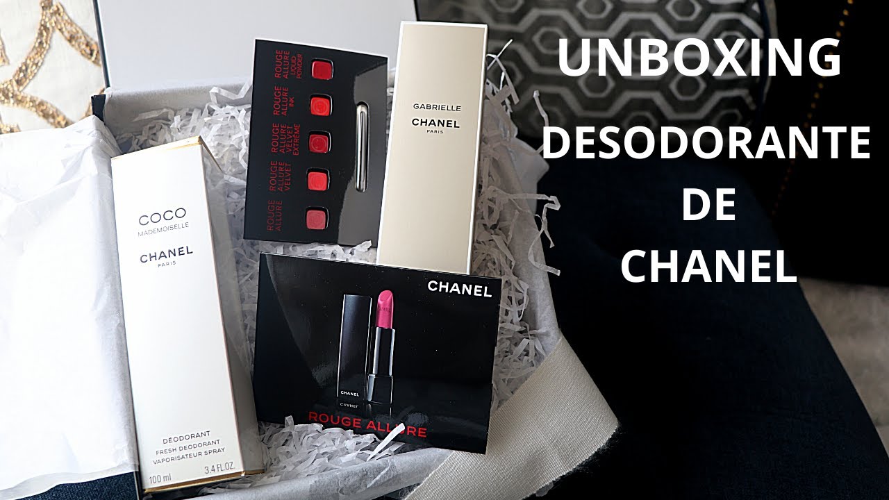 Unboxing DESODORANTE DE CHANEL