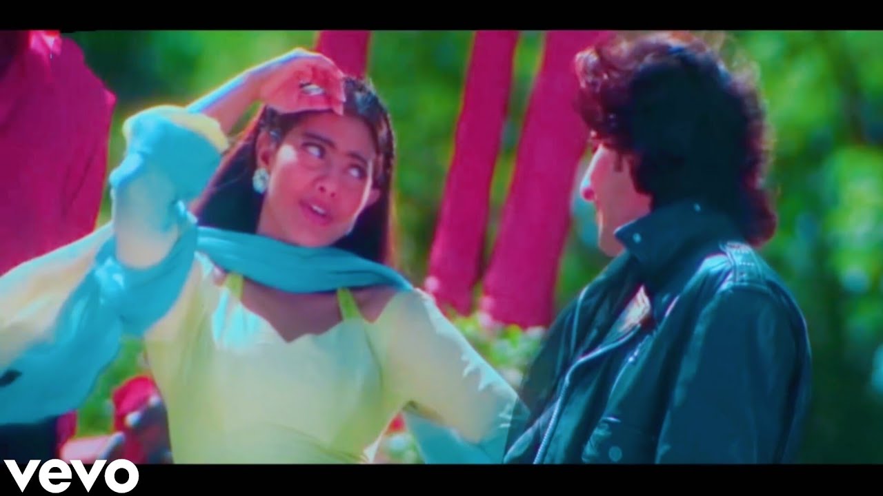 Neela Dupatta Peela Suit HD Video Song  Hameshaa  Saif Ali Khan Kajol  AbhijeetSadhana Sargam