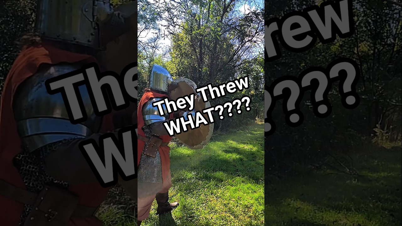 Quite a throw, eh? #medieval #cosplay #knight #armor #bannerlord