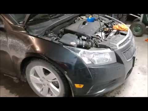 2014 Chevy Cruze Diesel oil change - YouTube
