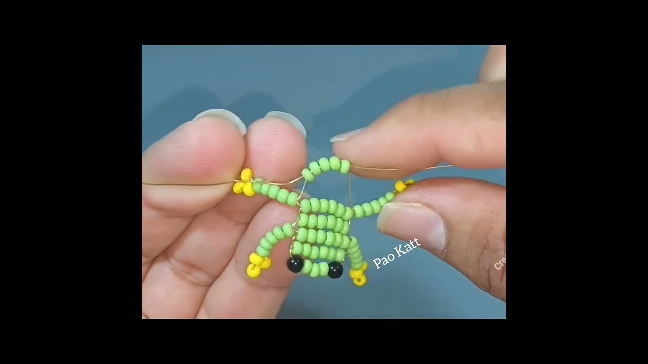 Ranita con mostacillas