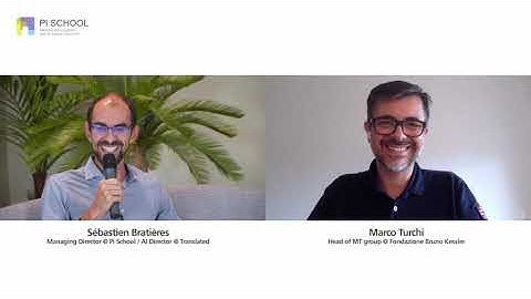 Sébastien Bratières interviews Marco Turchi