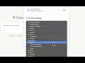 How to set up your preferred language on the Extension Popup.