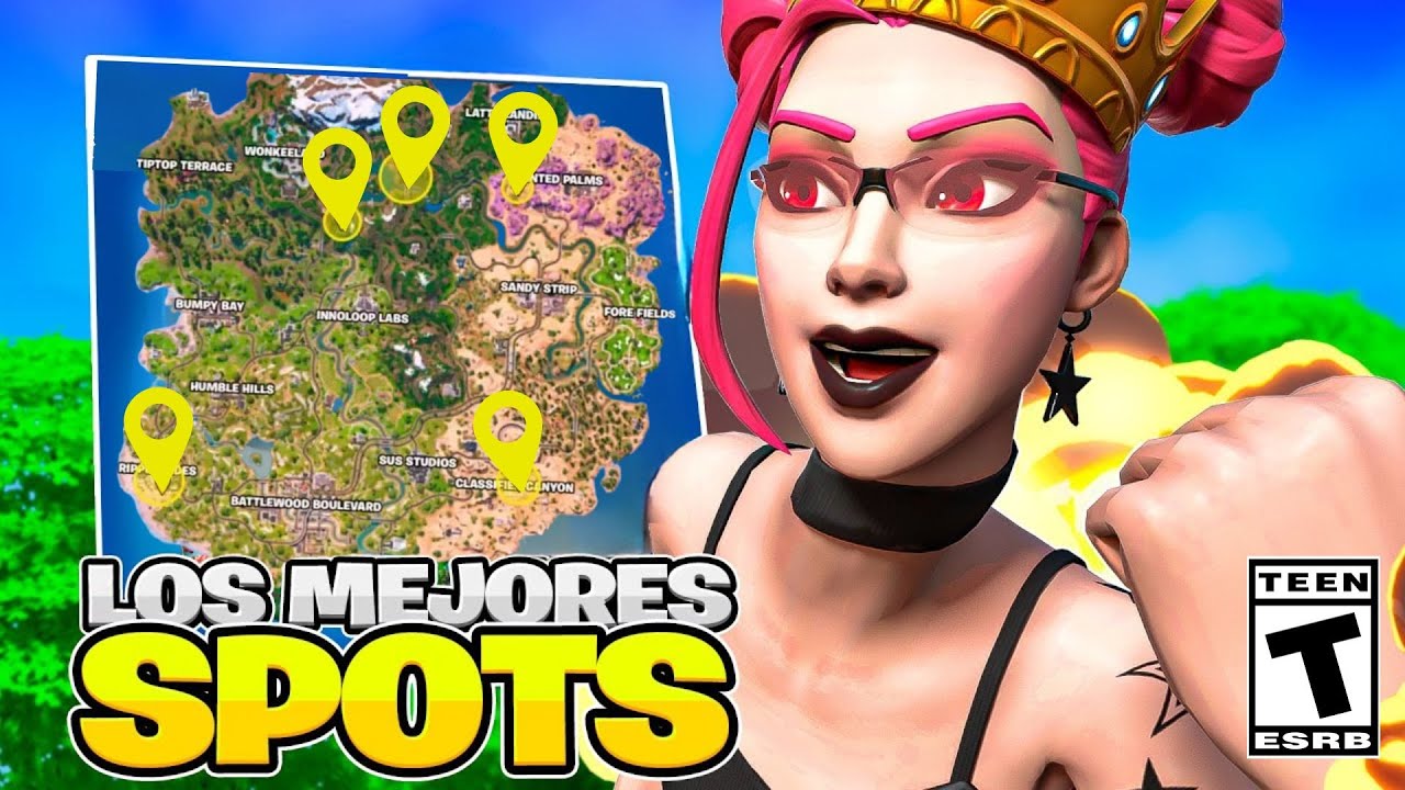 TOP 5 MEJORES SPOTS para SUBIR a UNREAL en Fortnite CAPÍTULO 7 (Gana TODAS tus Partidas)