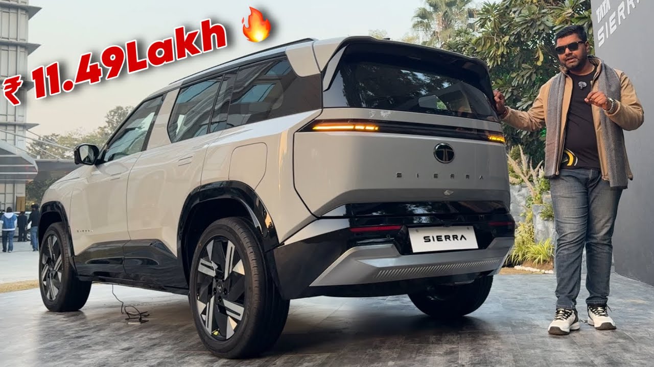 New TATA SIERRA ₹11.4 Lakh Finally is Here ❤️🔥 TATA SIERRA Grey Color Quick Review